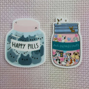 Needle Minder - Happy Cat Pills. Antidepressant Dogs.