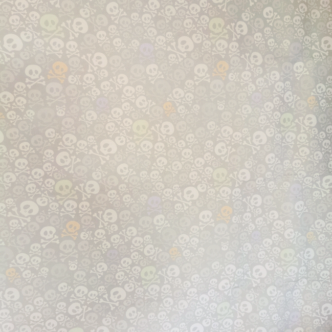 Aida / Evenweave - Skully (printed)