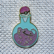 Needle Minder - Pokemon. Ditto in a Bottle. Glitter.