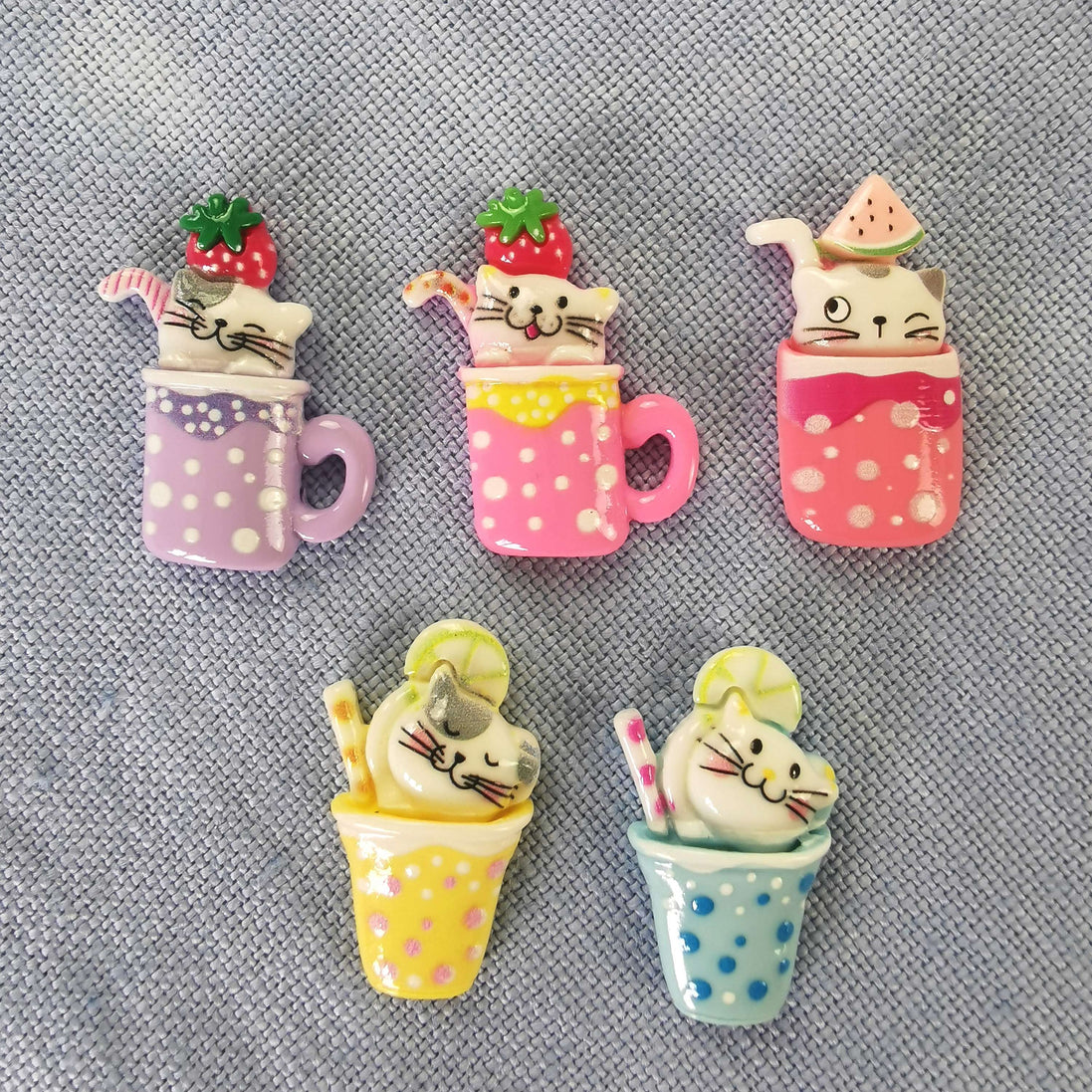 Needle Minder - Summer Beverage Happy Cats