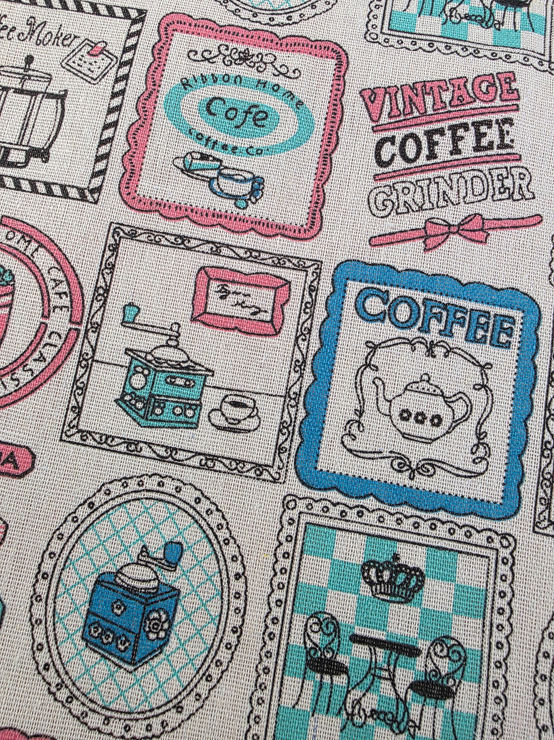 WIP Project Bag - Love Coffee