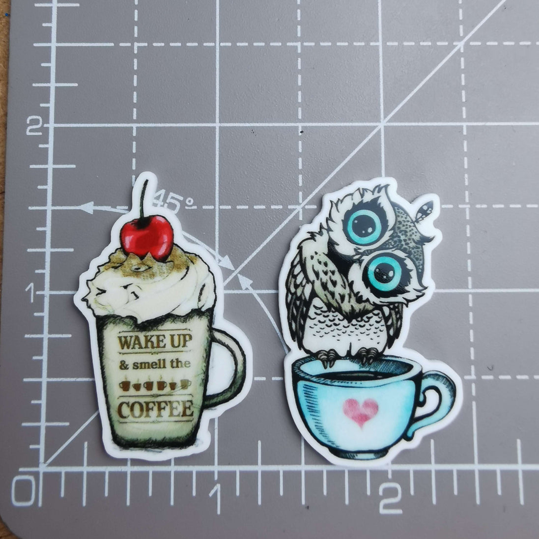 Needle Minder - Wake Up & Smell the Coffee / Mug Owl