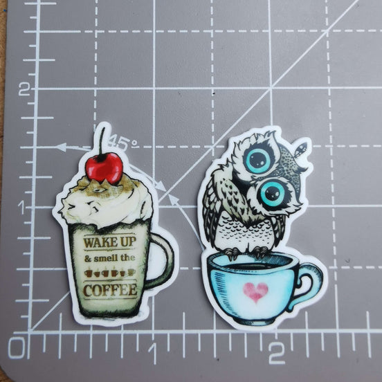 Needle Minder - Wake Up & Smell the Coffee / Mug Owl