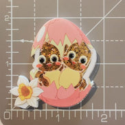 Needle Minder - Baby Chick Twins Easter Sequin Shaker