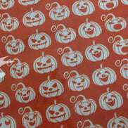 WIP Project Bag - Spooky Pumpkin