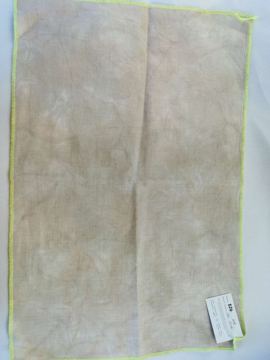 A18 Hand Dyed. 28ct Linen  (18x28")