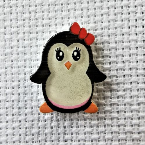 Needle Minder - Glitter Penguin Winter Christmas Cutie
