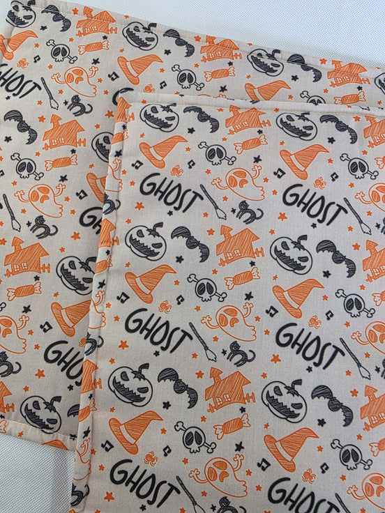 WIP Project Bag - Spooky Pumpkin