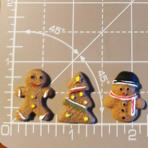 Needle Minder Trio - Christmas Cookie Characters