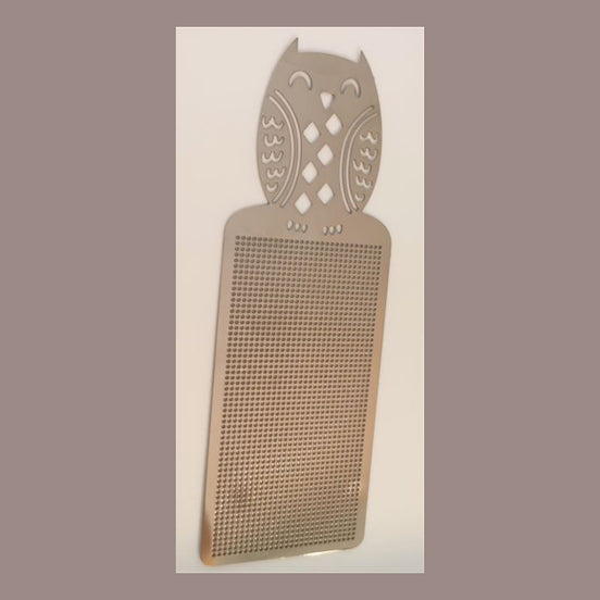 Metal Owl Cross Stitch Bookmark