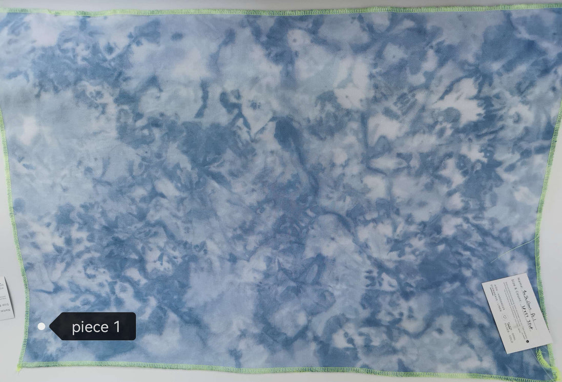 The shallows. Hand Dyed. 32ct Evenweave (18x27)