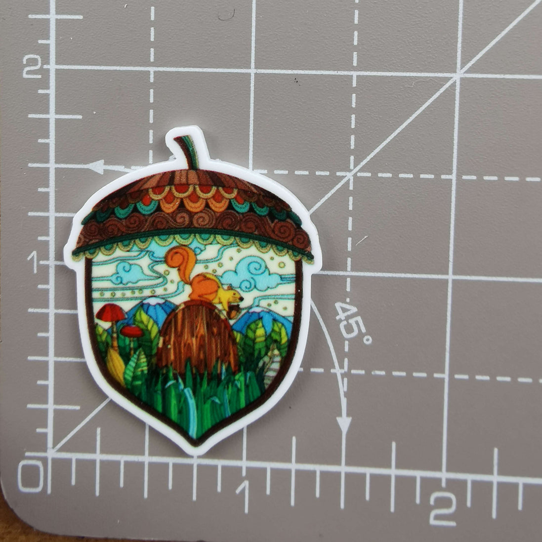 Needle Minder - Squirrel in an Acorn