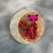 Needle Minder - Luxury Layered Acrylic Moon Cat