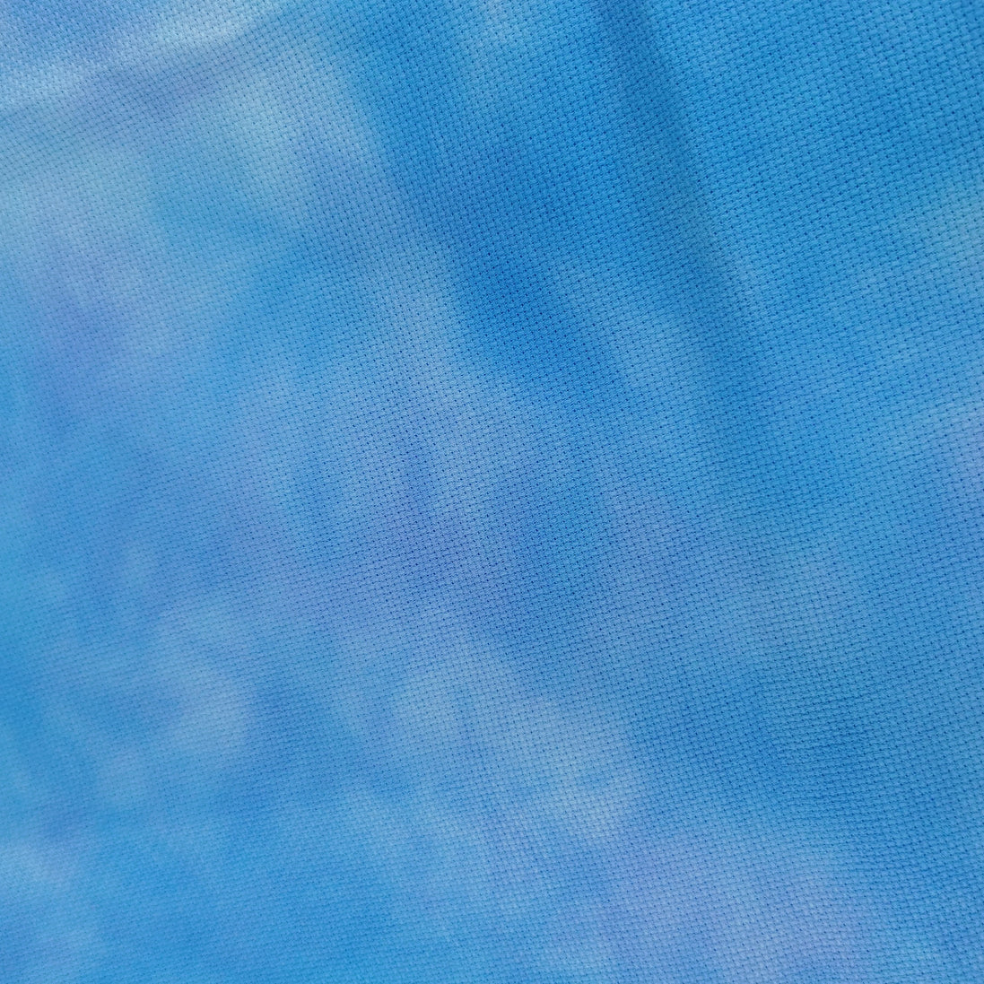 Blues (test piece 1)  Hand Dyed. 14ct Aida.