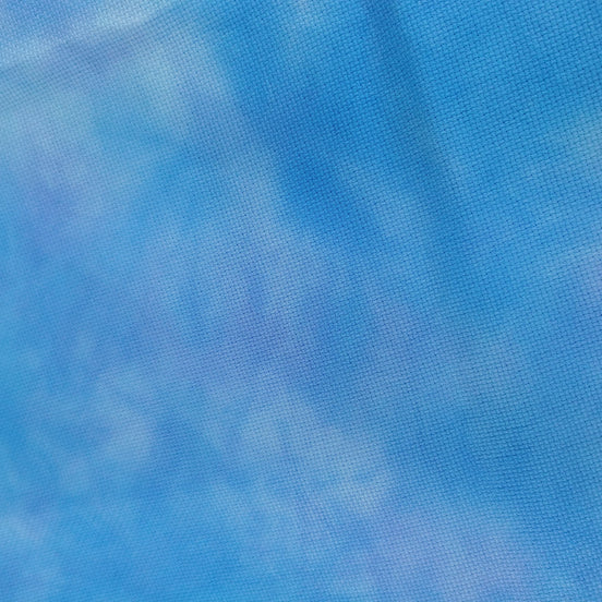 Blues (test piece 1)  Hand Dyed. 14ct Aida.