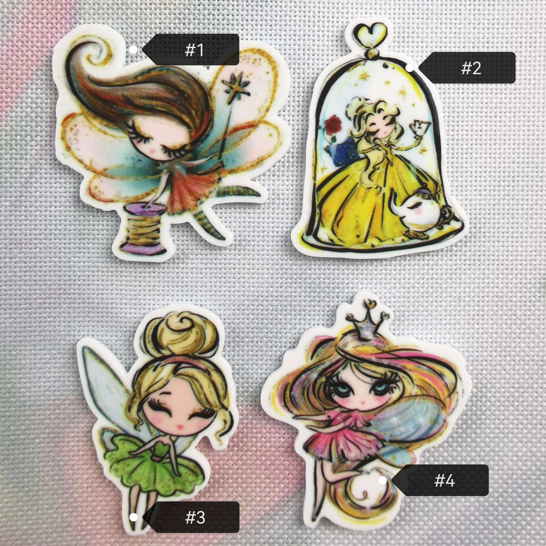 Needle Minder - Fairy Princess, Sewing Fairy, Tink, Beauty Beast Dome