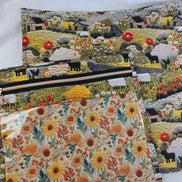 WIP Project Bag - sunflower sheep