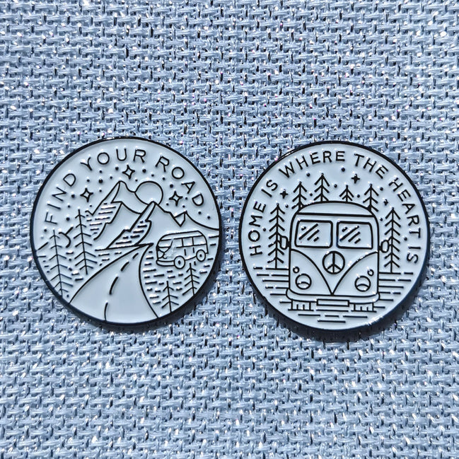 Needle Minder - Quotes. Travel, Adventure, Home. Camper Van.