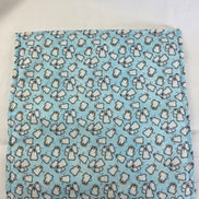 WIP Project Bag - Stars & Penguins GLITTER front