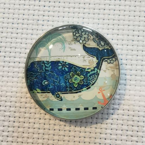 Needle Minder - Floral Whale