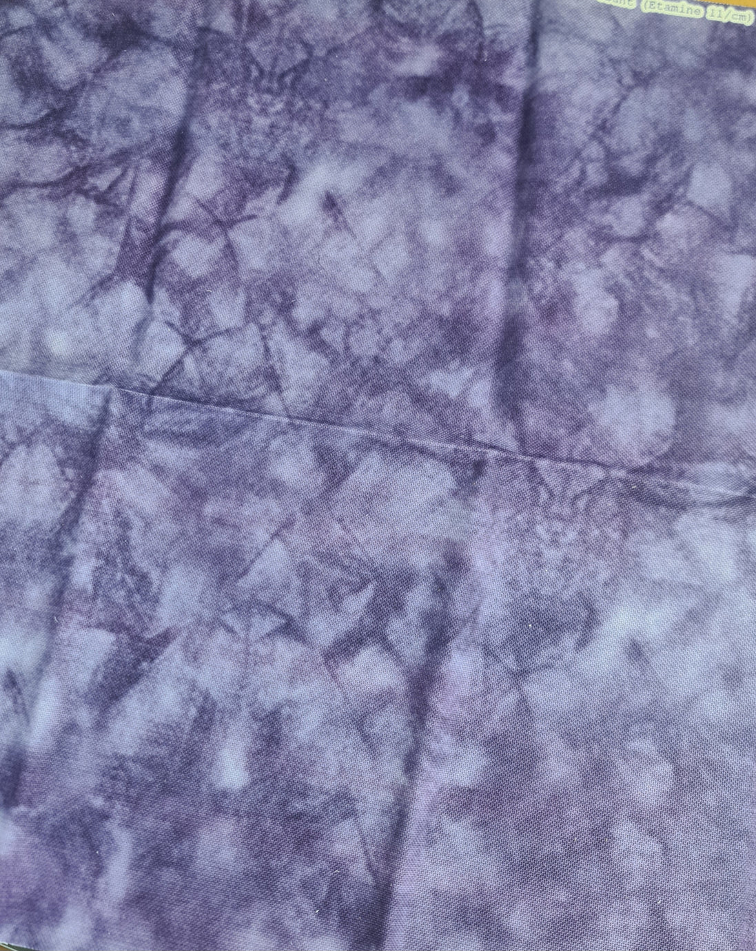 Aida / Evenweave - Spooky Dark Purple - (printed)
