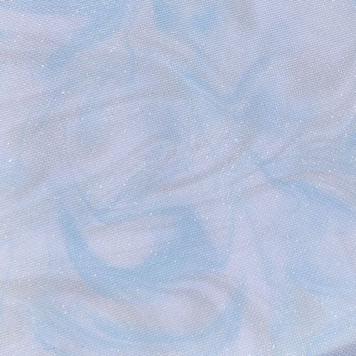 Aida / Evenweave - SPARKLE Blue Smoke - (printed)