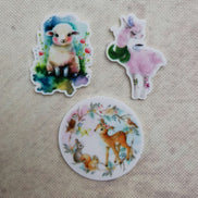 Needle Minder - Spring Lamb, Coffee Llama, Woodland Friends.