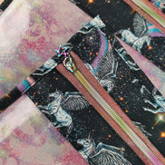 WIP Project Bag  - Magical Pegasus GLITTER front.