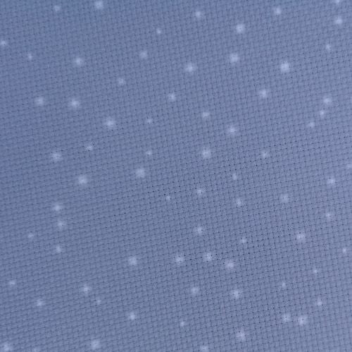 Aida / Evenweave - Snow Flurry Grey - (printed)