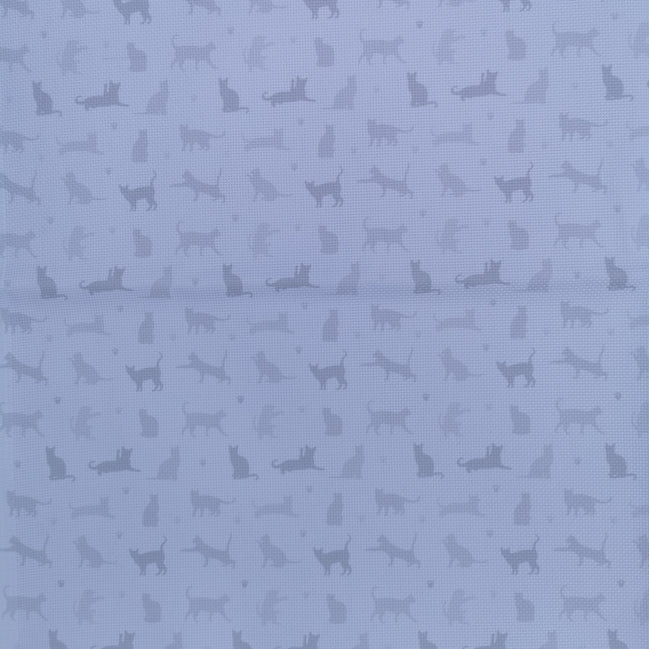 Aida / Evenweave - Feeling Catty - (printed)