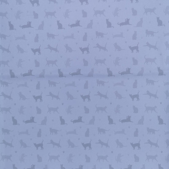 Aida / Evenweave - Feeling Catty - (printed)