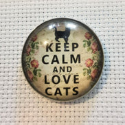 Needle Minder - Keep Calm, Love Cats