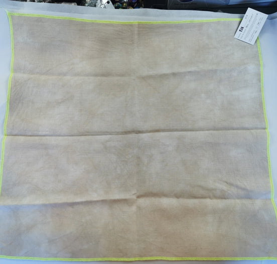 A17 Hand Dyed. 28ct Linen  (24x24.5")