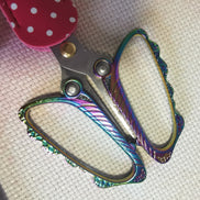 Rainbow Butterfly Embroidery Scissors with Cover