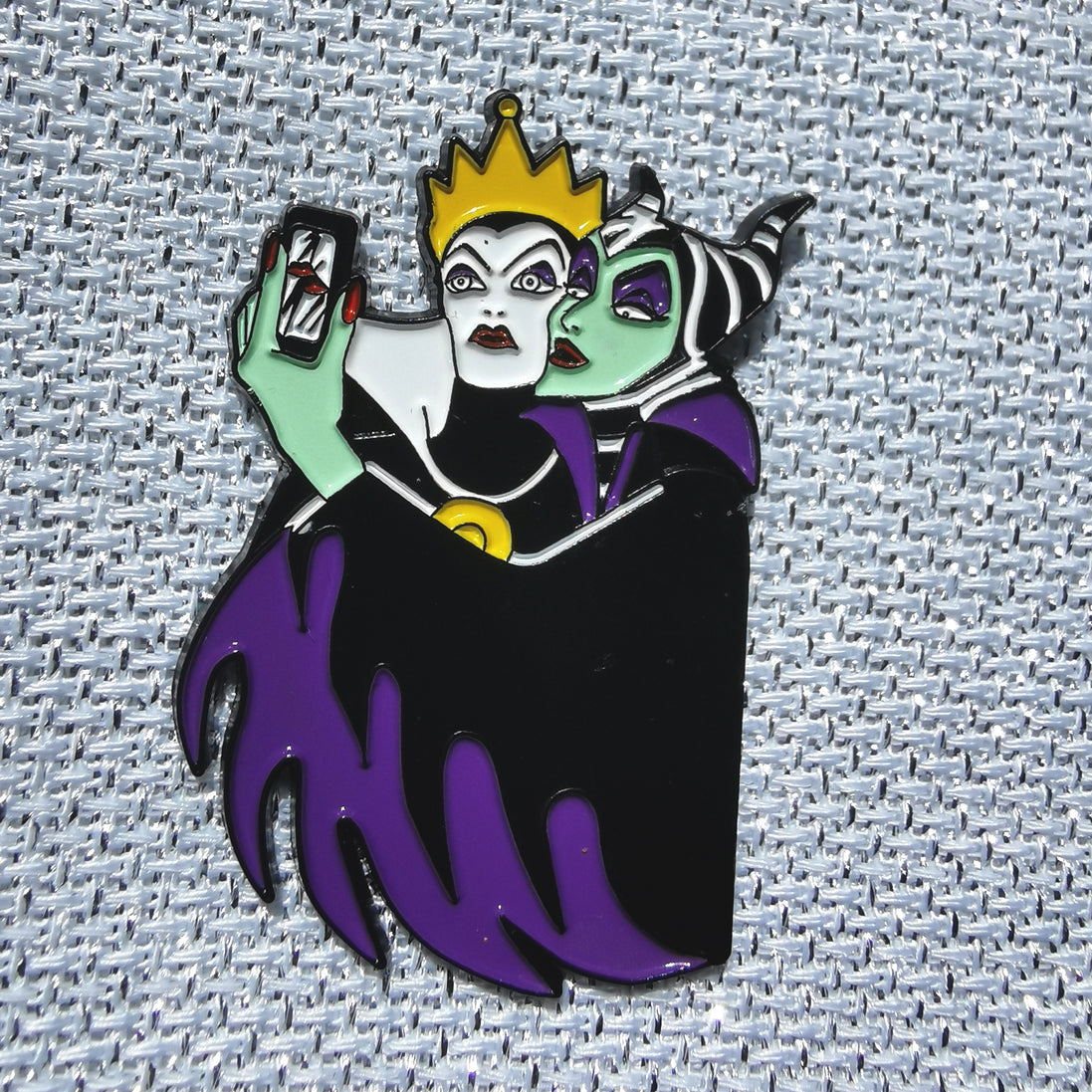 Needle Minder - Disney Villians. Malificent & Evil Queen Selfie Time.