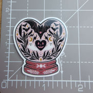 Needle Minder - Spooky Halloween Heart Snow Globe