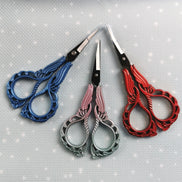 Ornate Heavy Weight Embroidery Scissors with Cover
