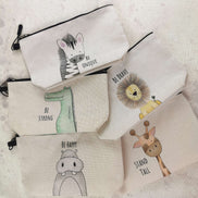 Notions Pouch / Small Travel WIP Project Bag - Safari Series
