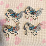 Needle Minder - Glitter Sparkle Rainbow Unicorn.