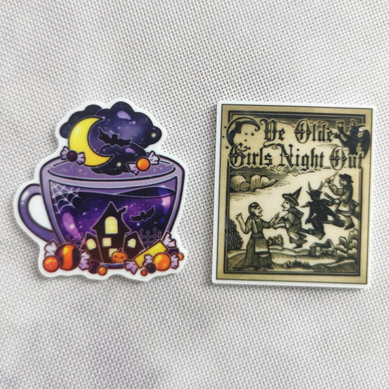 Needle Minder - Witchy Ye Olde Girls Night. Halloween Cup
