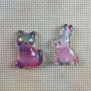 Needle Minder - Glitter Shimmer Kitty Cat, Bunny Rabbit