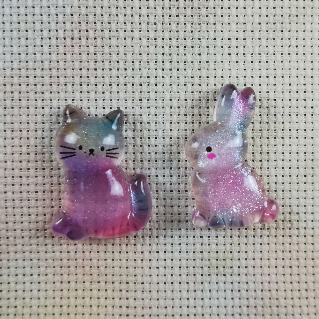 Needle Minder - Glitter Shimmer Kitty Cat, Bunny Rabbit