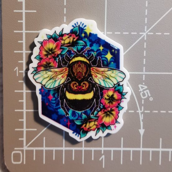 Needle Minder - Bumble Bee Floral Minder.