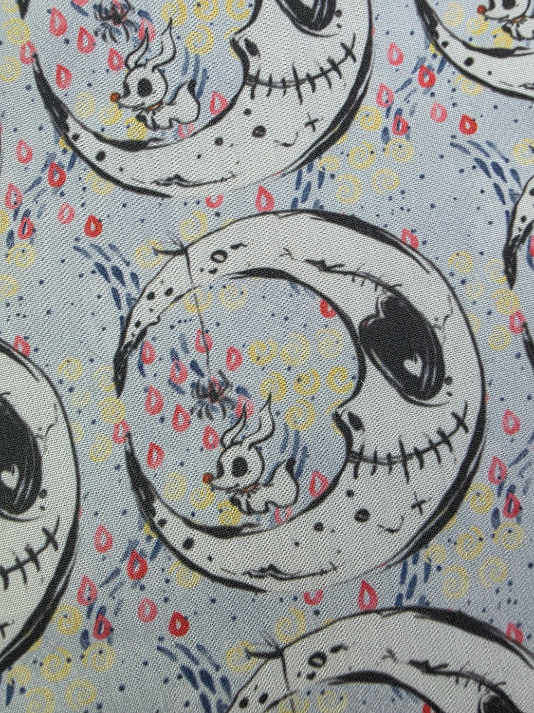 WIP Project Bag - Nightmare Ghost Pup GLITTER front
