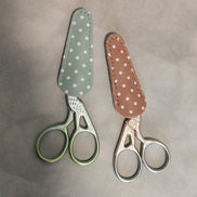 Matt Pastel Stork Embroidery Scissors with Cover