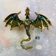 Needle Minder - Enamel Crystal Dragon