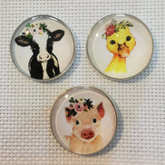 Needle Minder - Farm Babies. Cow, Duck, Pig