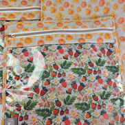 WIP Project Bag - Strawberry Sunshine