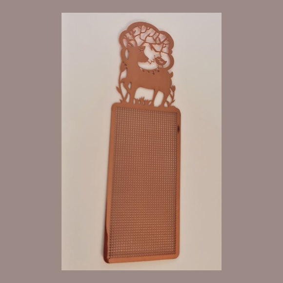 Metal Deer Cross Stitch Bookmark