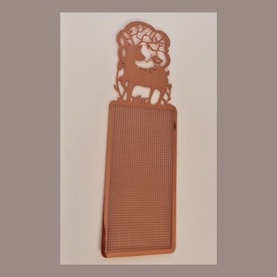Metal Deer Cross Stitch Bookmark